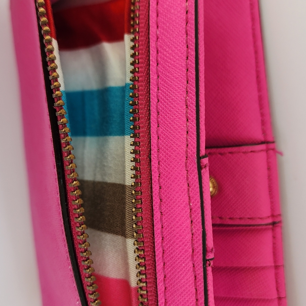Kate Spade Wallet Hot Pink - Picture 12 of 13
